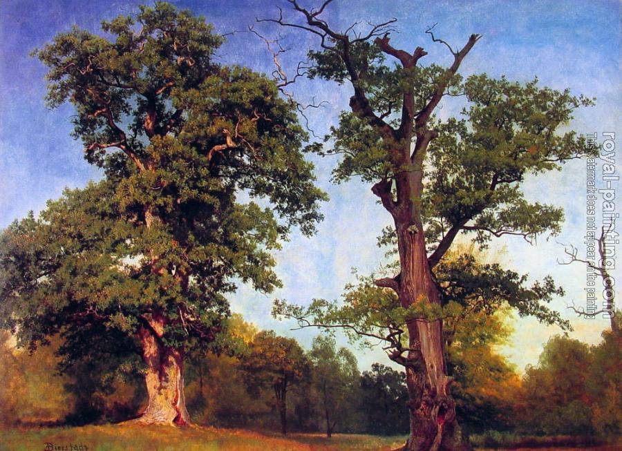 Albert Bierstadt : Pioneers of the Woods
